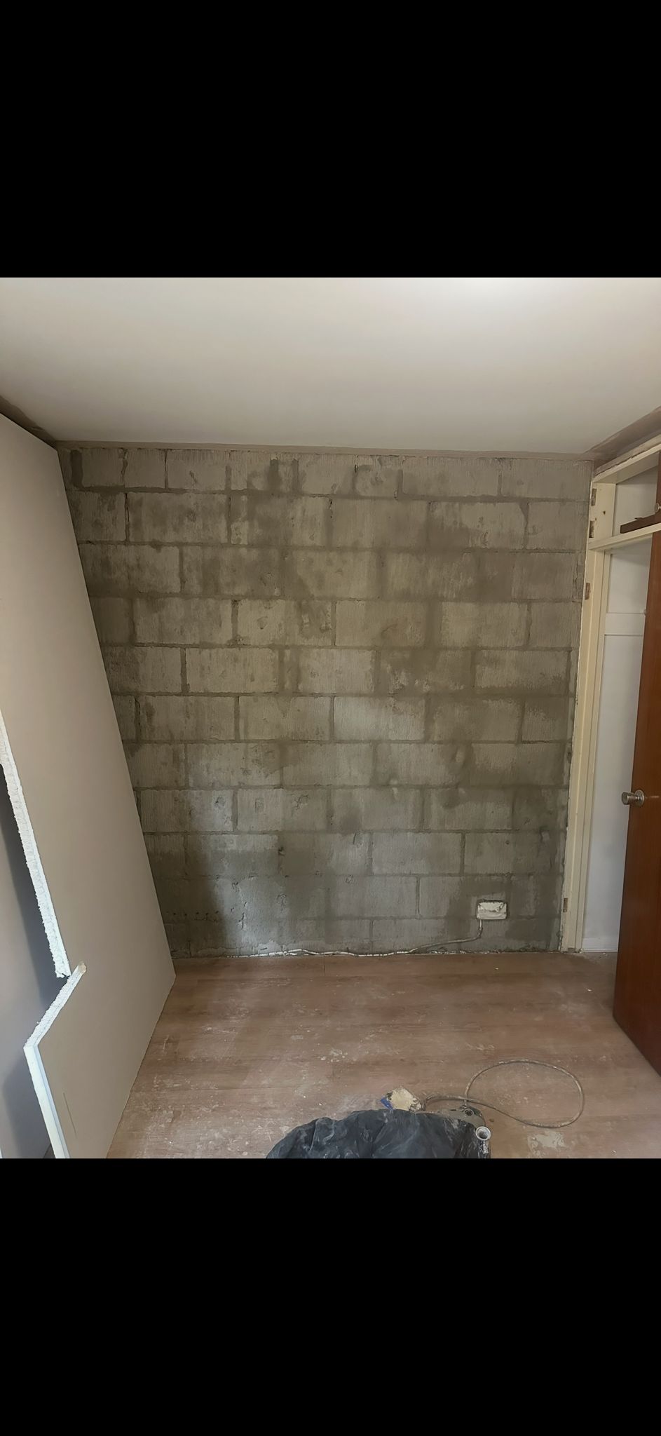 Wall preparation and plastering work in progress by MA Builders plasterers in West London